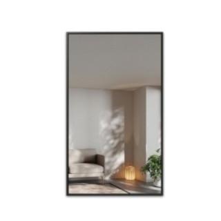 Oglindă de perete modernă mare în ramă de lemn - 1503 - culoarea ramei la alegere