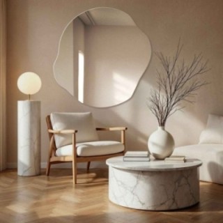 Oglindă decorativă cu o formă organică - CYRKON