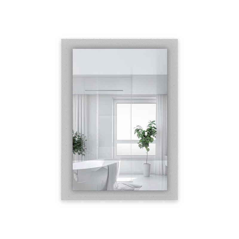 Oglindă decorativă dreptunghiulară pe sticlă ornamentală Master Point - LUXORA SOLEIL