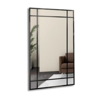 Oglindă tip fereastră în stil loft - DEMETER - culoarea ramei la alegere