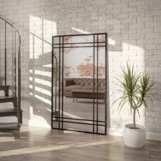 Oglindă tip fereastră în stil loft - DEMETER BIS - culoarea ramei la alegere