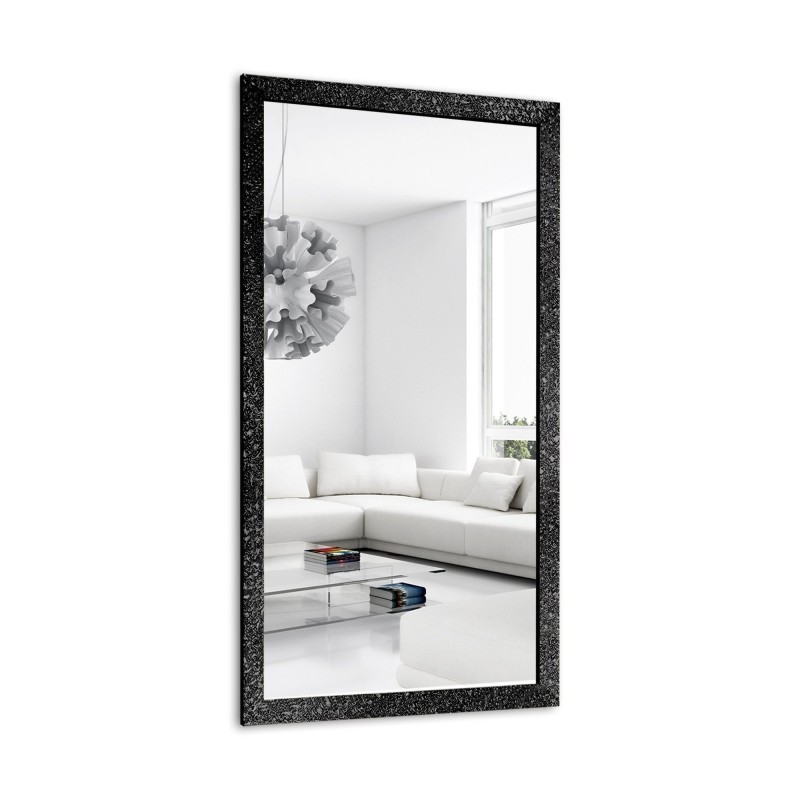 Oglindă Glamour cu ramă neagră lucioasă - 8002001
