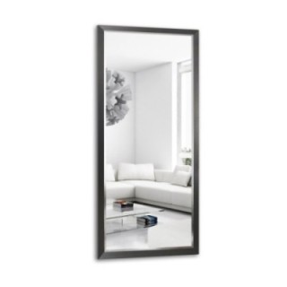 Oglindă cu ramă elegantă maro-argintie - 5201002