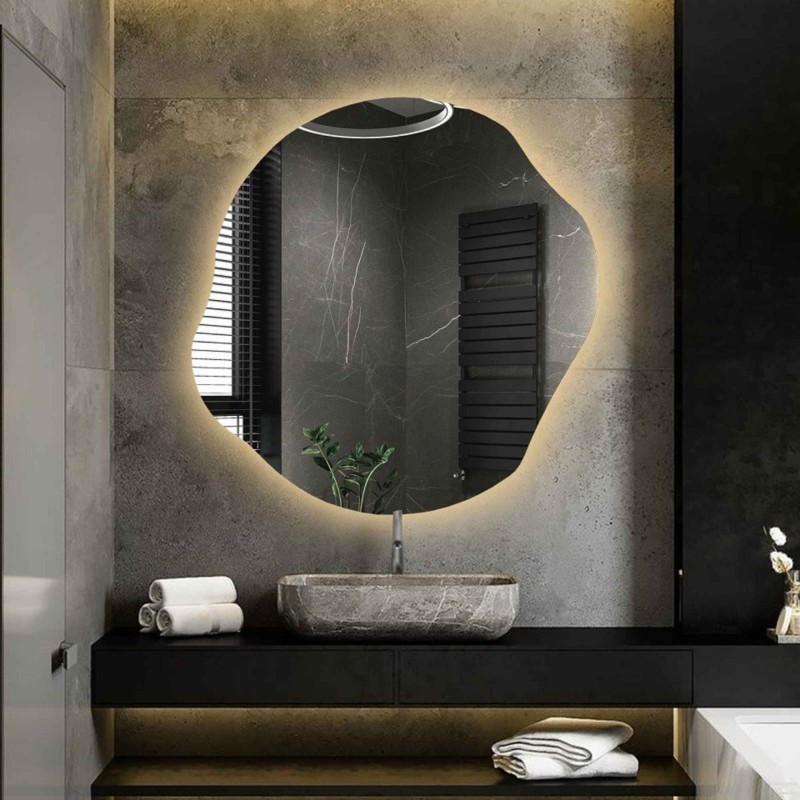 Oglindă de formă organică cu iluminare - CYRKON LED