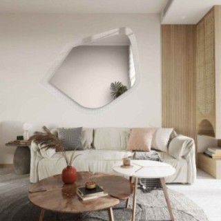 Oglindă decorativă pe sticlă ornamentală Master Flex - LUXORA PRISTAL