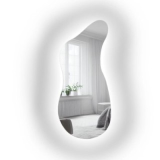 Oglindă de formă organică cu iluminare - ANGELIT II LED