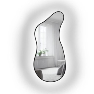 Oglindă de formă organică cu iluminare - ANGELIT II ÎN CADRU LED