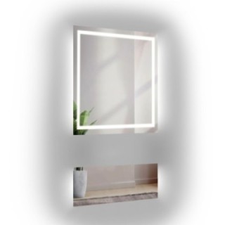 Oglindă de masă de toaletă în două părți cu iluminare - EMI GLAM LED