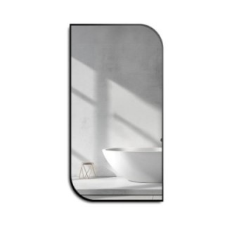 Oglindă cu ramă neagră din MDF SLIM - LACRIMĂ - culoarea ramei la alegere