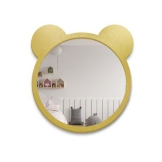 Oglindă decorativă de perete pentru copii în ramă MDF - URSULEȚ