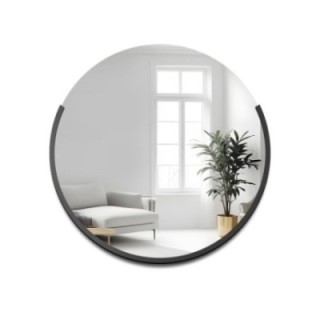 Oglindă rotundă modernistă cu ramă din MDF - TERA