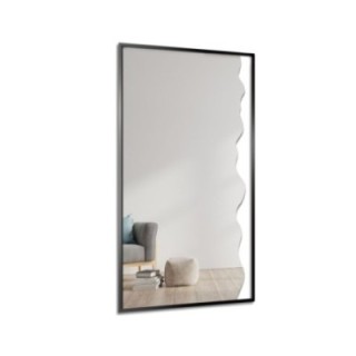 Oglindă decorativă cu ramă neagră din MDF - WIENA ÎN CADRU
