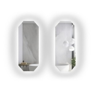 Set de oglinzi octogonale cu iluminare - OKTAGON LED SET