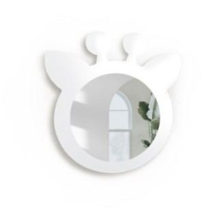 Oglindă decorativă de perete pentru copii în ramă MDF - GIRAFĂ