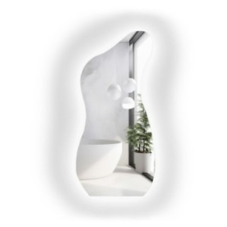Oglindă de formă organică cu iluminare - ANGELIT LED