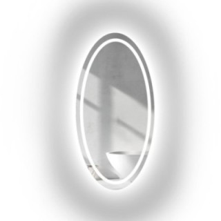 Oglindă eliptică sablată cu iluminare - FRIDA LED I