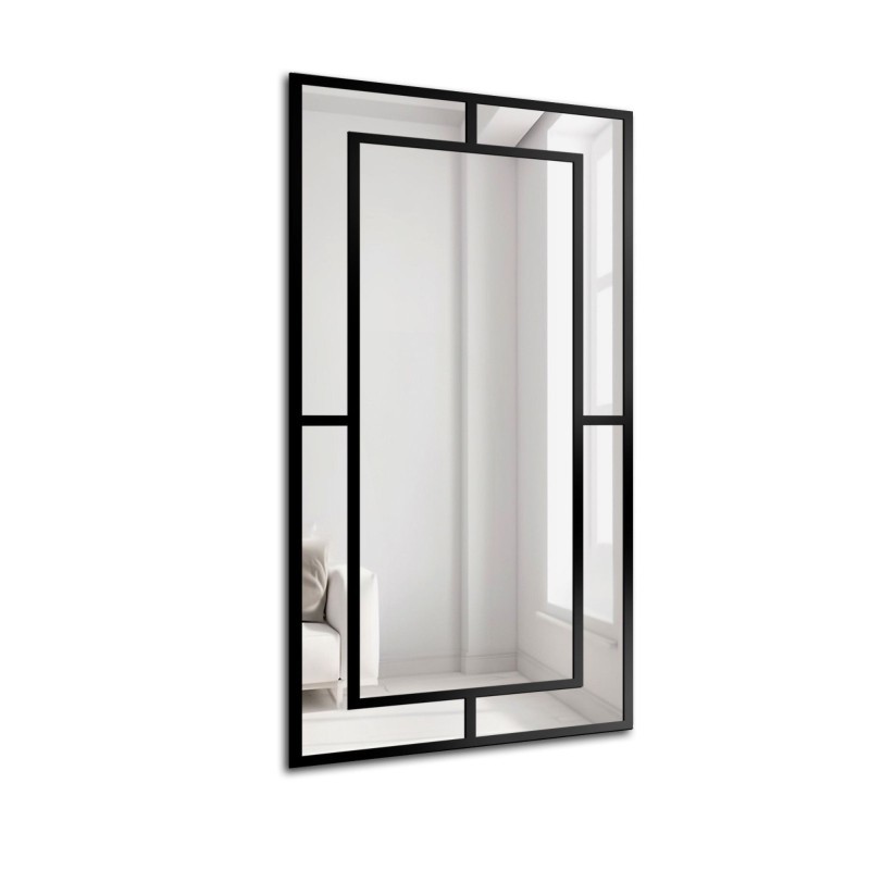 Oglindă tip fereastră în stil loft - GLORIA - culoarea ramei la alegere