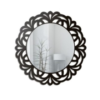 Oglindă decorativă cu ramă din mdf traforată - IDALIA