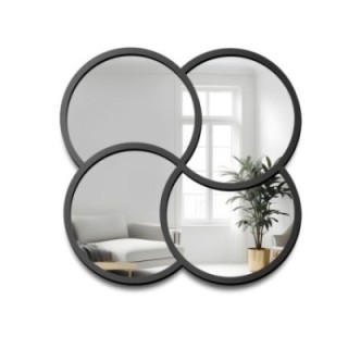 Oglindă decorativă cu ramă neagră din MDF - MIRO - culoarea ramei la alegere
