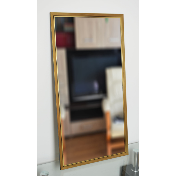 Oglindă în ramă decorativă delicată din lemn - 2801 - culoarea ramei la alegere