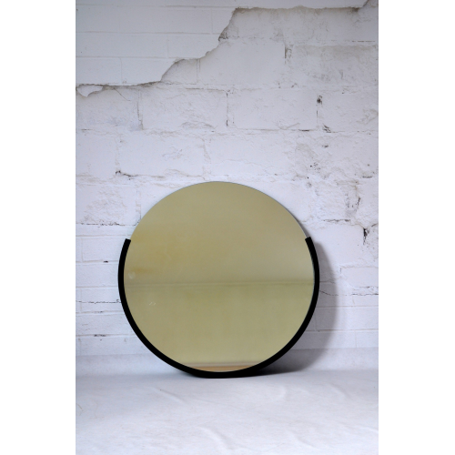 Oglindă rotundă modernistă cu ramă din MDF - TERA