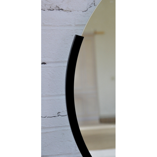 Oglindă rotundă modernistă cu ramă din MDF - TERA