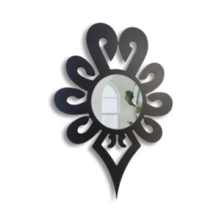 Oglindă decorativă în stil goralski în formă de parzenica – JAGNA