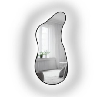 Oglindă de formă organică cu iluminare - ANGELIT II ÎN CADRU LED