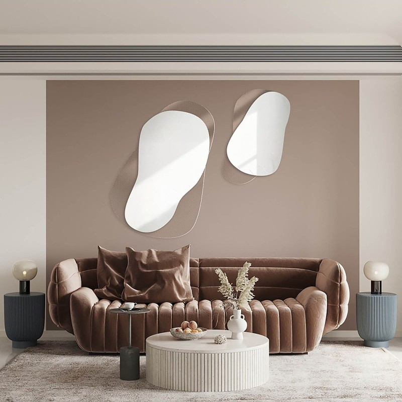 Oglinzi decorative pe sticlă ornamentală Master Point - LUXORA GRAVELO