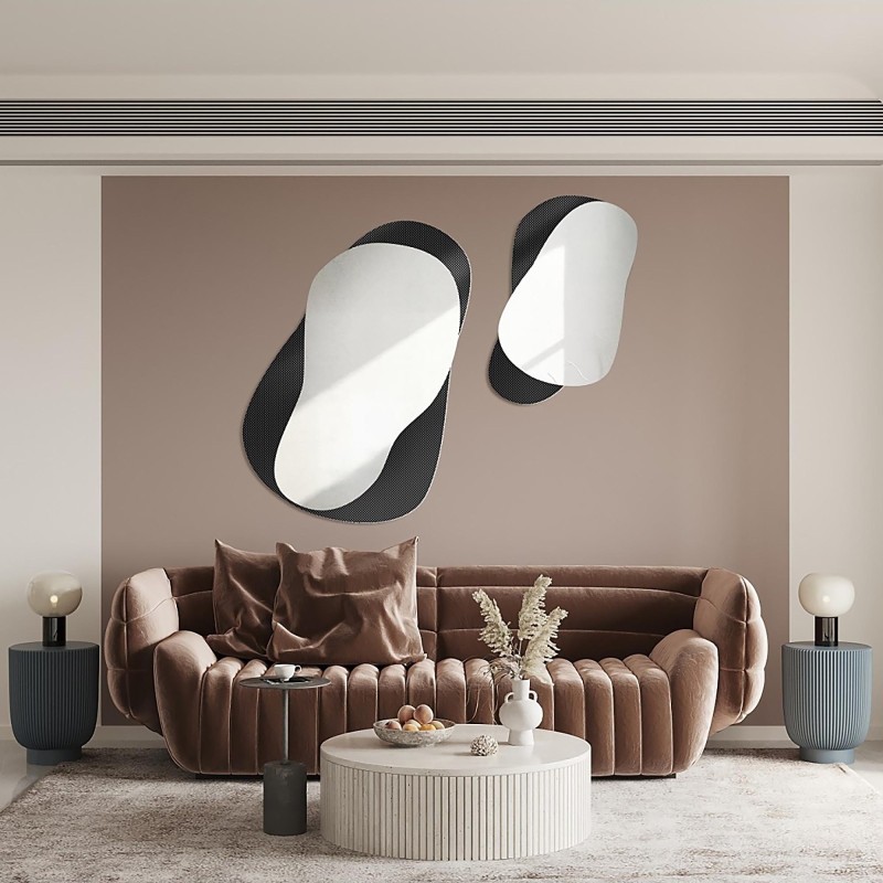 Oglinzi decorative pe sticlă ornamentală Master Point - LUXORA GRAVELO