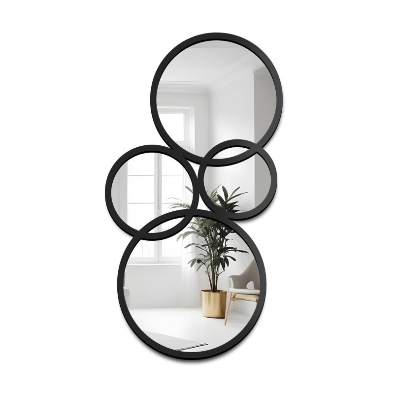 Oglindă decorativă cu ramă neagră din MDF - BELM - culoarea ramei la alegere