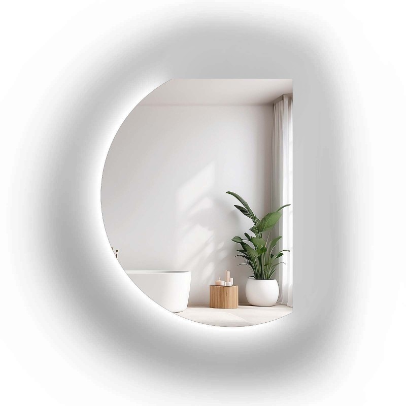 Oglindă de formă neregulată cu iluminare – DOLLY LED