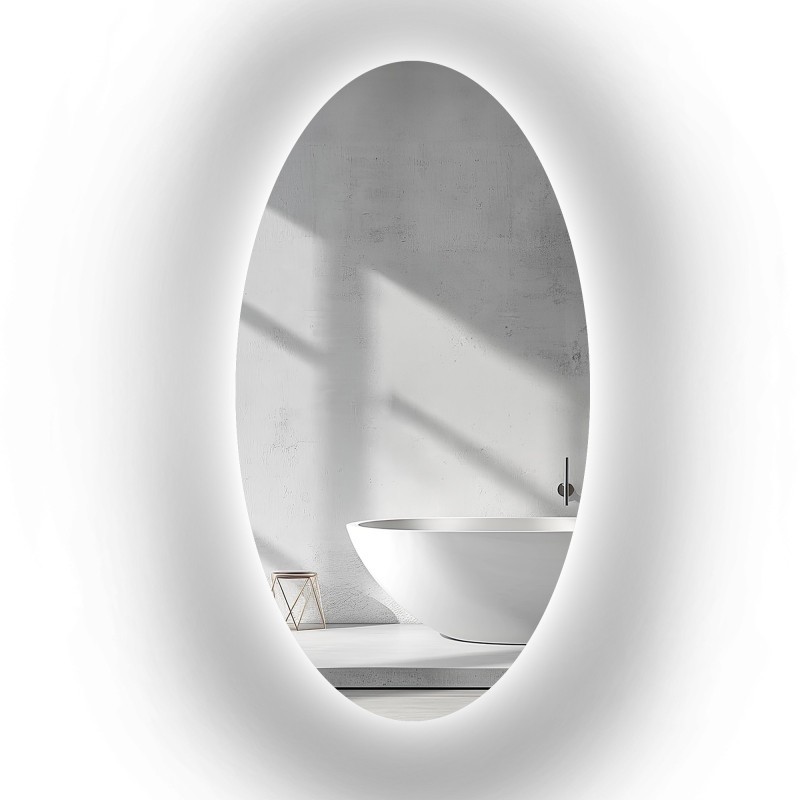 Oglindă eliptică cu iluminare - ELIPSA LED