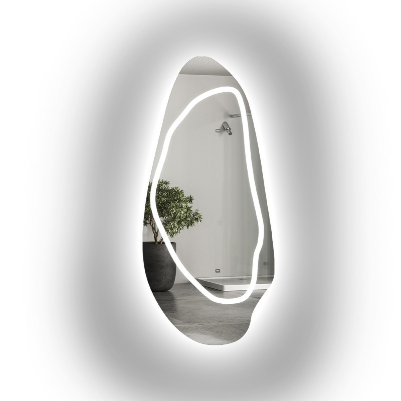 Oglindă organică cu iluminare - JASPIS LED III
