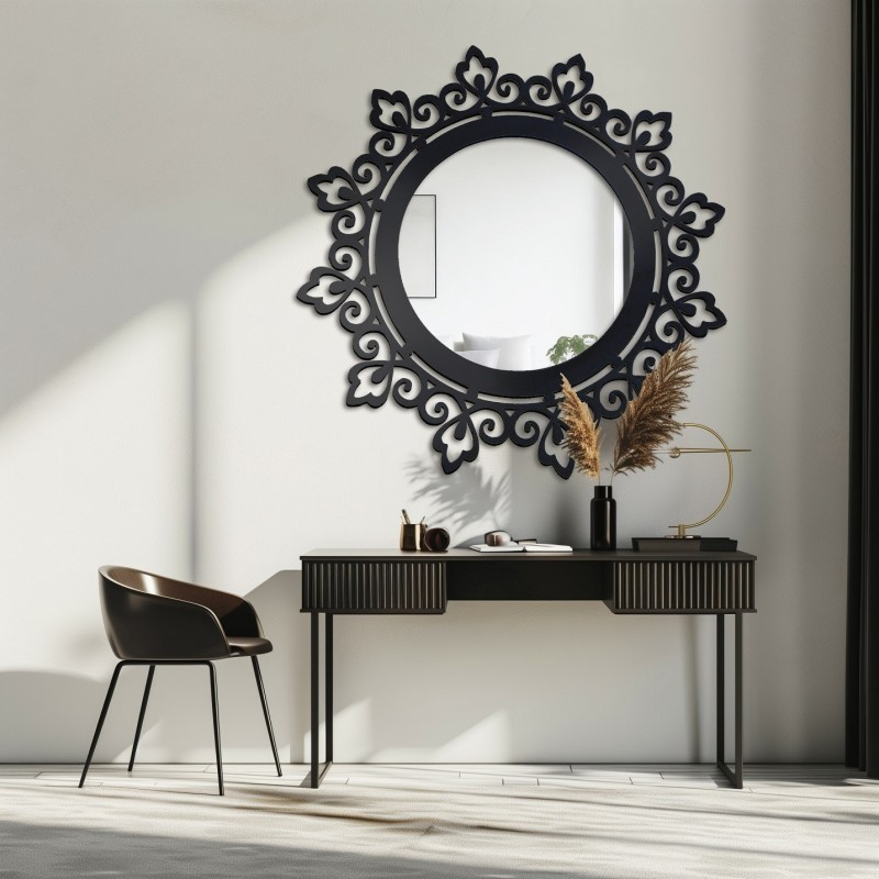 Oglindă decorativă în ramă traforată LARA