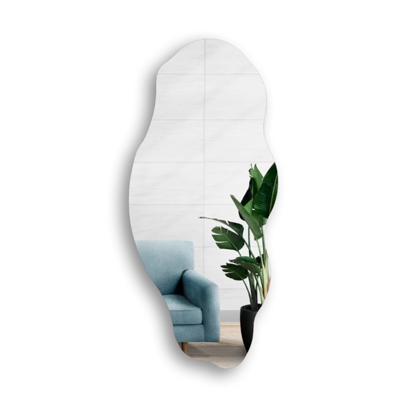 Oglindă decorativă cu o formă organică - LOLIT