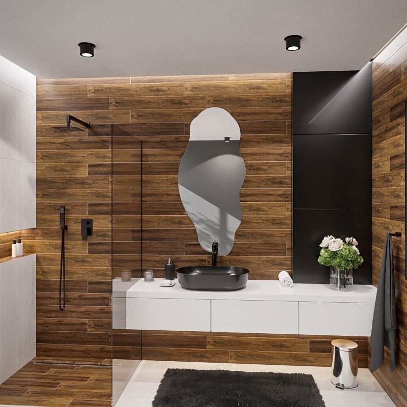 Oglindă decorativă cu o formă organică - LOLIT