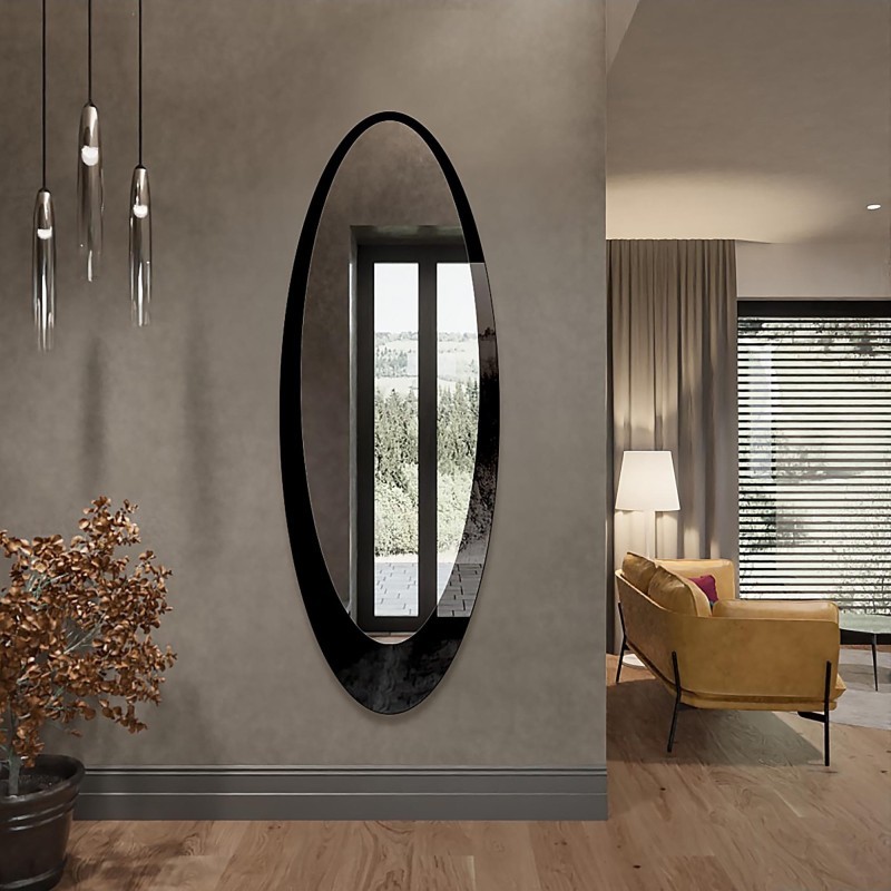 Oglindă decorativă eliptică - LONGI