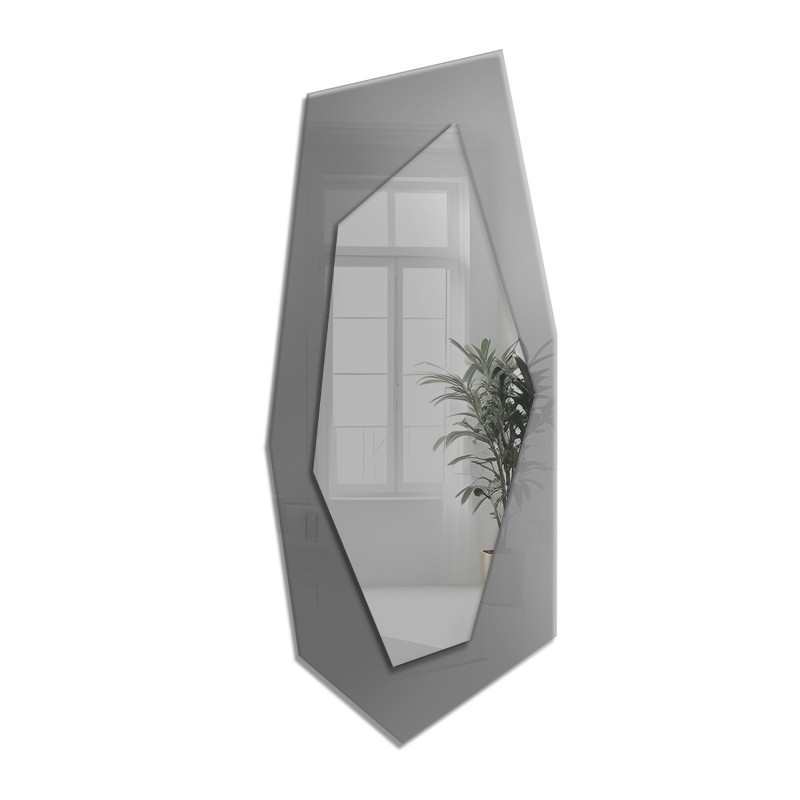 Oglindă decorativă pe antisol grafit - RADIANT
