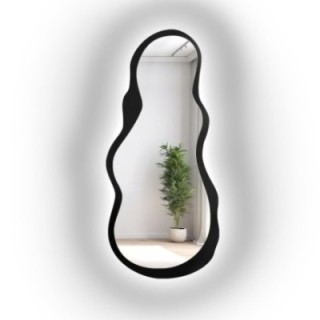 Oglindă cu formă neregulată în cadru MDF cu iluminare - RISOL ÎN CADRU LED
