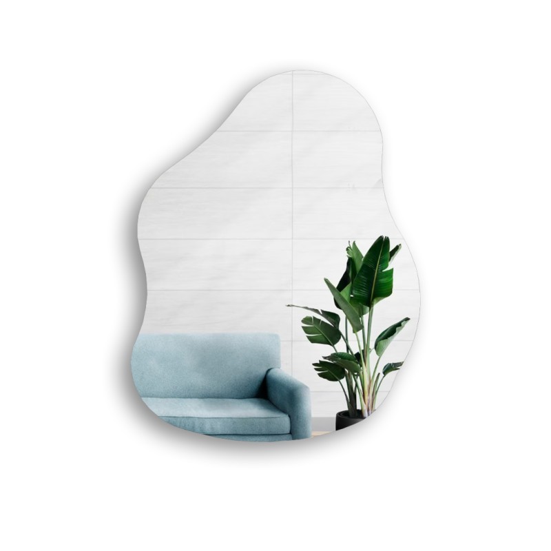 Oglindă decorativă cu formă organică - STONE