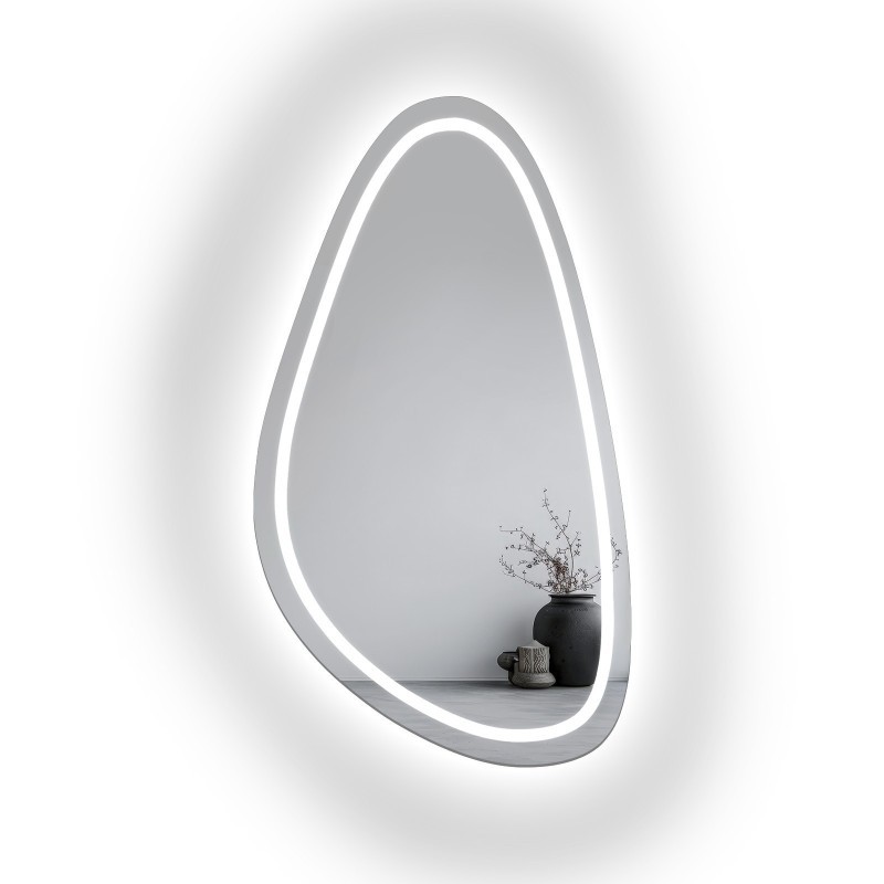 Oglindă de formă neregulată cu iluminare - SYDERYT LED II