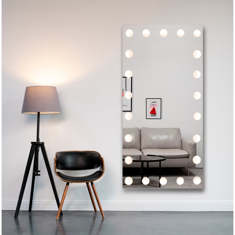 Oglindă dreptunghiulară cu iluminare - TEKSAS LED