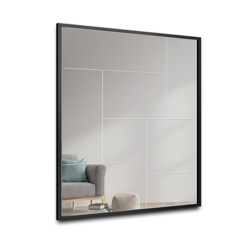 Oglindă modernă de la Mirrors - TETRIS - cu o ramă neagră frumoasă