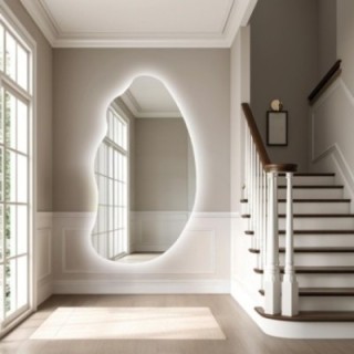 Oglindă de formă organică cu iluminare - TOPAZ LED