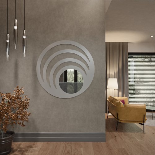 Oglindă decorativă cu ramă din mdf - TESS - culoarea ramei la alegere