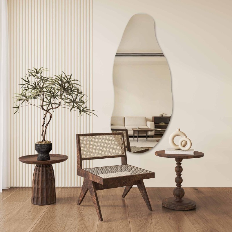 Oglindă decorativă cu o formă organică - BARYT