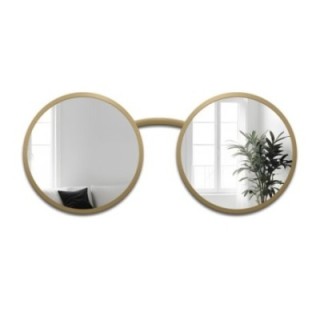 Set de oglinzi rotunde cu pisică în ochelari mdf - OCHELARI