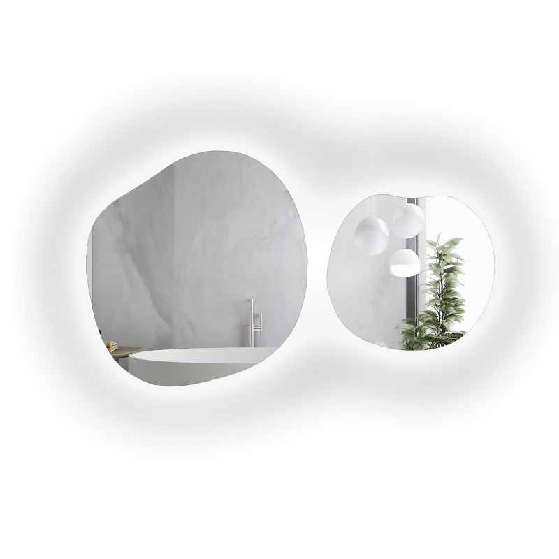 Set de oglinzi organice cu iluminare - SODALIT LED