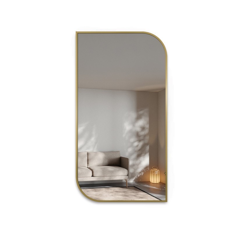 Oglindă în ramă aurie din MDF SLIM - MĂSURĂ - culoarea ramei la alegere